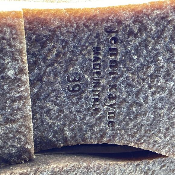 Jenni Kayne Saddle Brown Suede Ivory Shearling Moc Boot 39 9 NWOB - Picture 11 of 12